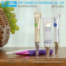 19mm and 25mm diameter delicate and attractive cosmetics essence packaging needle tip insert and long lid empty cream tube